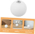 G9 1-Piece Globe Lamp Shade Replacement Milky White Shatterproof Plastic Sphere Lampshade for Ceiling Light Fixtures