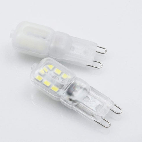GSYFDZSWZX Bulbs G9 Bulb 220V 2W Fengyan Home MINI Led AC Transparent/Milky White Chandelier Spotlight Lamparas Led