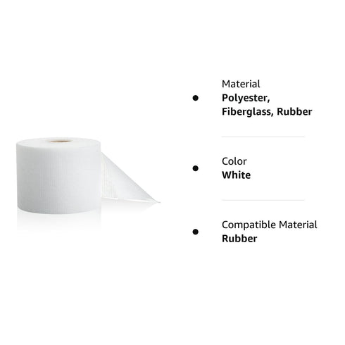 4 Inch x 98 Foot Waterproofing Roof Tape - Anti Fracture Membrane Fabric Sheet for Shower Walls and Tiles