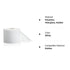 4 Inch x 98 Foot Waterproofing Roof Tape - Anti Fracture Membrane Fabric Sheet for Shower Walls and Tiles