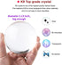 Conalisk 3D Lamp,3.15 inch Base,16 Light,Dimmable Rose Crystal Ball Crystal Ball Night Light with Wooden Colors