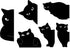 Magnetic Bookmarks - 6 Assorted Cute Clip Set for Teachers, Students, Book Lovers, Kawaii Cat Magnet Page Markers