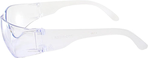 3.0x Z87.1 Global Vision Rider Bifocal Safety Motorcycle Riding Sunglasses Clear Frame Clear Magnification Clear Lens