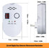 Natural Digital Gas Detector, Home Gas Alarm, High Sensitivity LPG LNG Coal Leak Detection Monitor Sensor