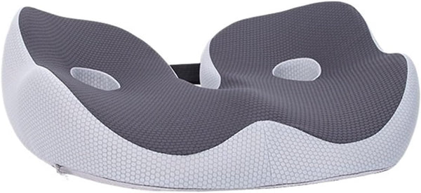 Generic Memory Foam Orthopedic Cushion, Ergonomic Coccyx, Adjustable Seat Width, for The Office,car(Dark