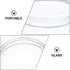 5Pcs Glass Petri Dishes, High Borosilicate Glass Cell Culture Dishes, Lab Supplies 60mm