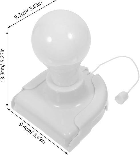 2pcs Closet, DOITOOL Battery Operated Led Night Light Pull Cord Wireless Hand-Pull Lamp for Bedroom Cabinet Bedside
