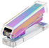 Rainbow Stapler Clear Acrylic Body Colorful Desktop Stapler with Classic Modern Design Executive Spring Powered Manual Stapler for Office and Desk Accessories Gift by MEI YI TIAN