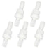 One Way Check Valve - 5/16" Hose Barb Non Return Plastic Valve for Water Fuel Oil Air Gas (Pack of 5)