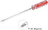 uxcell Magnetic #2 Phillips Screwdriver - 6 Inch Chrome Vanadium Steel Shaft for Home Improvement