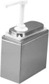 RMWHGDUL 1.4L Pump Dispenser for Sauces, Ideal for Olive Oil and Mustard in Culinary Use, with Outer Box