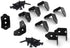 Ozco Building Products 56617 Laredo Sunset 2-inch Rafter Clips, Black (10 per Pack)