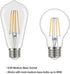 XiNBEi Lighting Mini Pendant Light, 1 Light Kitchen Pendant with Glass, Modern Black Adjustable Ceiling Lighting