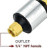 Joywayus Water Oil Separator for Air Line, 1/4" NPT Inlet and Outlet, 150PSI Air Tool Accessory