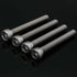 M5-0.8 x 12mm Socket Head Cap Screws, Allen Socket Drive, 304 Stainless Steel 18-8, Full Thread, 40 PCS