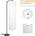 37" Alasum Durable Rice Paper Lamp Shade, Thickened Replacement Cover for Floor Lamps, Tear-Resistant Cylindrical Paper