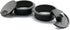 2pcs 2 inch Desk Wire Cord Cable Grommets, Hole Cover for Office PC Desk Cable Organizer, Plastic Cover Black