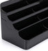 Hipiwe 2 Pack Business Card Holder for Desk, 8 Pocket Acrylic Display Stand, Office Desktop Name Card Organizer (Black)