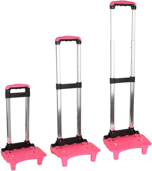Generic Backpack Backpack Hand Truck Trolley Pink,Foldable Telescopic Rod,Collapsible Hand Cart Folding Trolley Cart