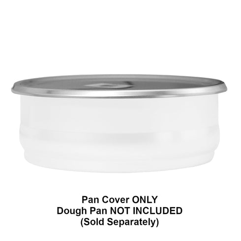 96DPAN 9.2"W 9.2"D .13"H Chef Approved Aluminum Stable Dough Proofing Pan Lid | Professional Round Shape Retarding