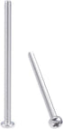 uxcell M4x75mm Machine Screws, Pan Phillips Cross Head Screw, 304 Stainless Steel Fasteners, 10Pcs