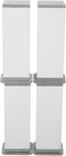 Kisangel 4pcs Adjustable Cabinet Feet and Furniture Support Legs, Height Adjustable Metal