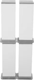 Kisangel 4pcs Adjustable Cabinet Feet and Furniture Support Legs, Height Adjustable Metal