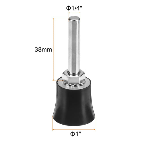 2Pcs 1" 1/4" HARFINGTON Disc Pad Holder Quick Change Discs Shank Holder Mandrel for Die Grinder Sanding