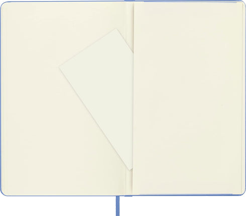 Moleskine Classic Notebook, Hard Cover, Large (5" x 8.25"), Plain/Blank, Hydrangea Blue, 240 Pages