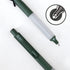 HeTaoCat Retractable Gel Pens, 0.5mm Fine Point, Quick Drying Black Ink Gel Pens, Box of 6 for Writing and Drawing