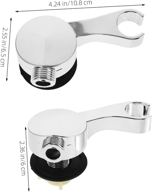 Lurrose Shower Head Bracket for Hair Washing Bed Plastic Shampoo Sprayer Holder with Stable Support Base Design
