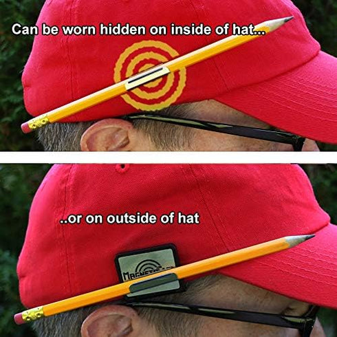 Magnetic Hat Clip Pencil Holder with Strong Magnetic Clip for Standard Pencils and Carpenter Pencils (1)