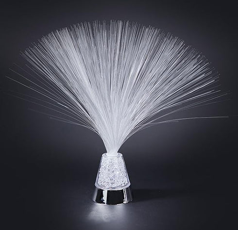 CXVX 13.5" Colour Changing Fibre Optic Crystal Lamp - Mood Lamps for Bedroom Living room study room, Fiber Optic Night