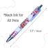 YJ PREMIUMS 7 PC Cow Pens | Cute Highland Cow Print Floral Kawaii Aesthetic School Office Supplies