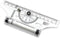 QMQJIA Portable Universal Multi-Purpose Rolling Ruler Drawing Parallel Compass-Ruler School Stationery Protractor Ruller