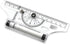 QMQJIA Portable Universal Multi-Purpose Rolling Ruler Drawing Parallel Compass-Ruler School Stationery Protractor Ruller