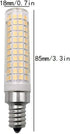 15W E12 Bulb Dimmable 2 Pack- 136 2835 120 1500LM 3000K Bulbs Lxcom Lighting LED Mini Corn SMD Candelabra LED Lamp Watt