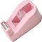 WELSTIK Desktop Office Tape Dispenser, Non-Skid Base for Packaging in Office, Restaurant, Pink