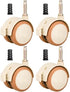 Ciieeo 4pcs Heavy Duty Crib Wheels Brakes Fit Furniture Casters for Nursery