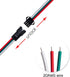 BTF-LIGHTING 5 pcs/Pack 20AWG 3 Pin JST SM Male Female Plug LED Connector, 6.56ft(2m) Extension Cable for WS2812B
