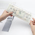 NatSumeBasics Cash Envelope Wallet, Clear Budget Wallet with 6pcs Money Dividers and Tab Stickers