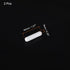 MECCANIXITY Magnetic Stirrer Mixer Stir Bar Rod 40mm(1.57") x9mm Cylinder Shape PTFE Coating Magnet White for Laboratory 2Pcs