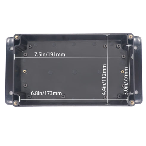 Watertight Junction Box, IP67 Waterproof Project Box Durable ABS Plastic Electronic Enclosure Case for DIY