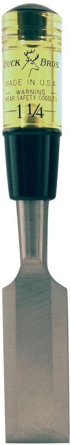Buck Brothers 120107BC Professional Wood Chisel, 1-1/4 Inch x 5 Inch, Woodwork Tool Set