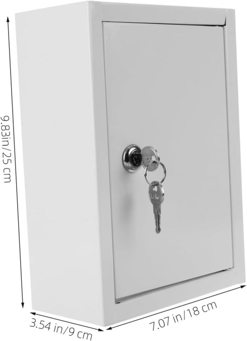 Lockable Heavy Duty Milk Crate - Wall Mount Storage Box