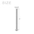 Hex Head Screws Bolts, Nuts, Flat & Lock Washers Kits - 5/16-18x4" 8 Set, Stainless Steel Fully Threaded Machine Screws