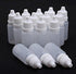 50PCS 15ml/0.5oz Empty Refillable Clear Plastic Dropping Bottles, Portable Squeezable Dropper Container with Caps