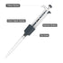 JOANLAB Micropipette - 2-10ml Manual Adjustable Single Channel Pipettes - High Accurate Lab Pipettors with Tips
