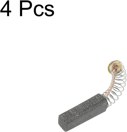 PATIKIL Carbon Brushes 0.6x0.2x0.2 Inch for Electric Motors, 4 Pack, Power Tool Angle Grinder Table Saw Repair