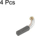 PATIKIL Carbon Brushes 0.6x0.2x0.2 Inch for Electric Motors, 4 Pack, Power Tool Angle Grinder Table Saw Repair